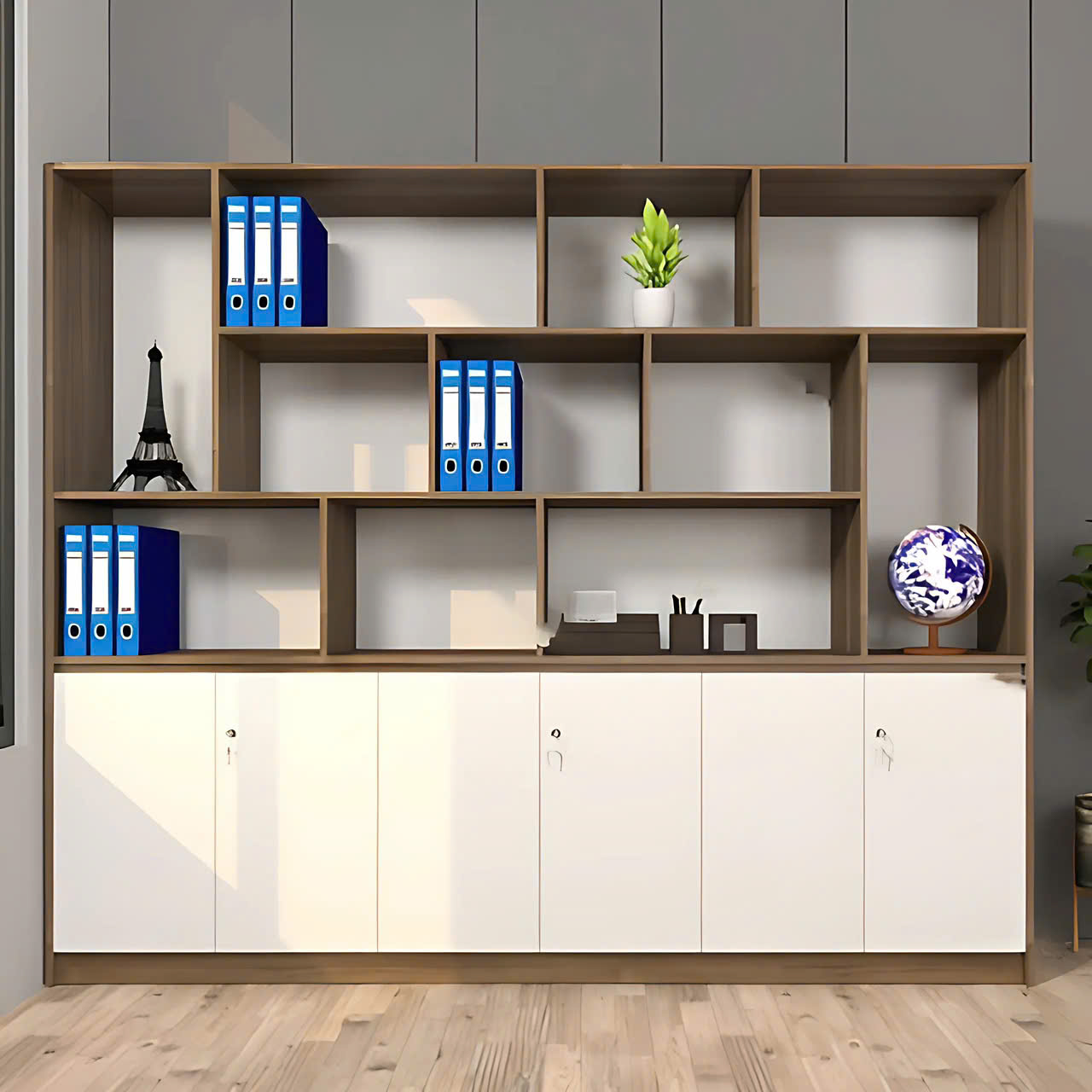 Tủ Văn Phòng Liền Kệ Cao Cấp - THS90