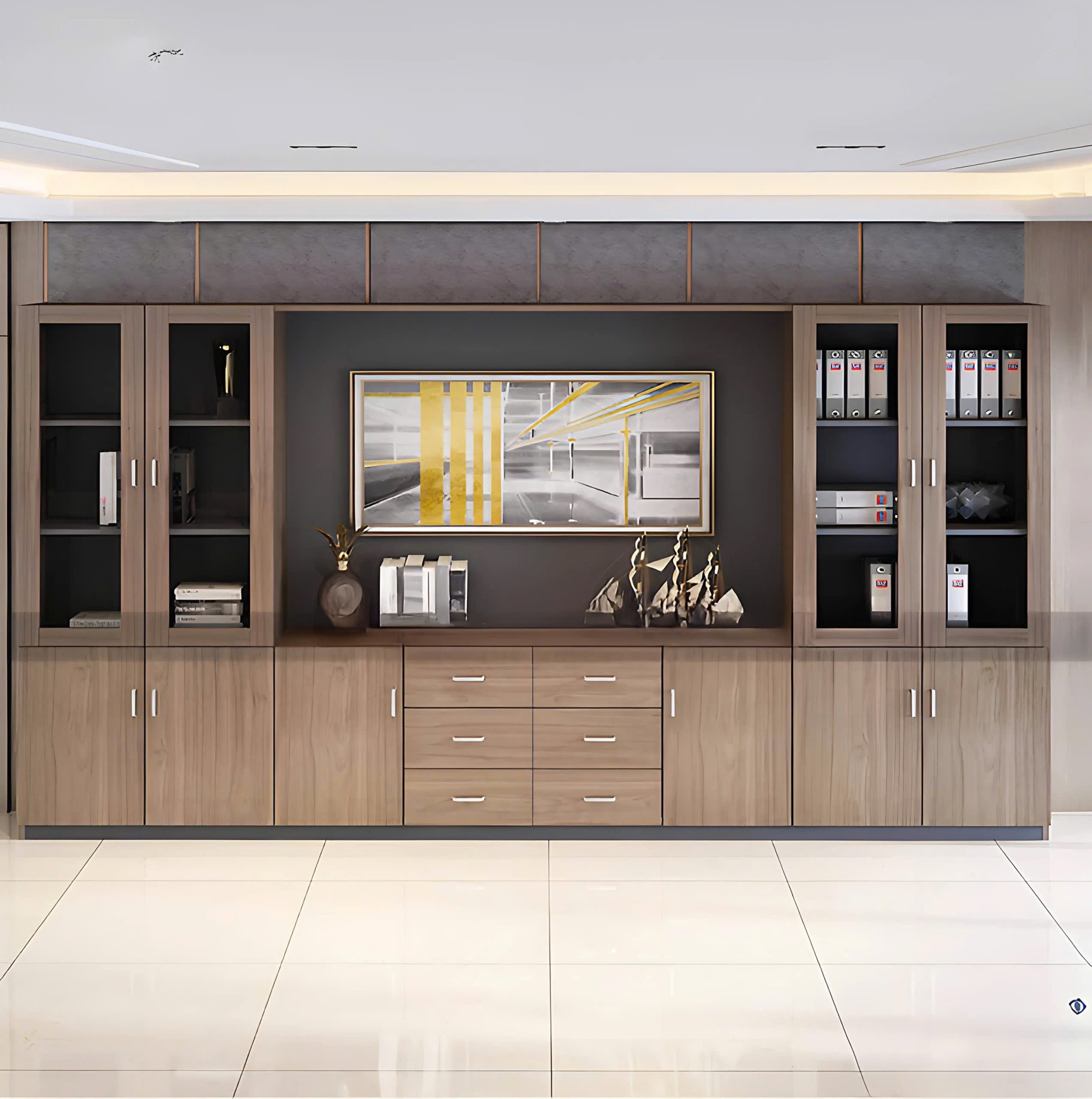 Tủ Tài Liệu Gỗ Phòng Chủ Tịch Sang Trọng - THS252