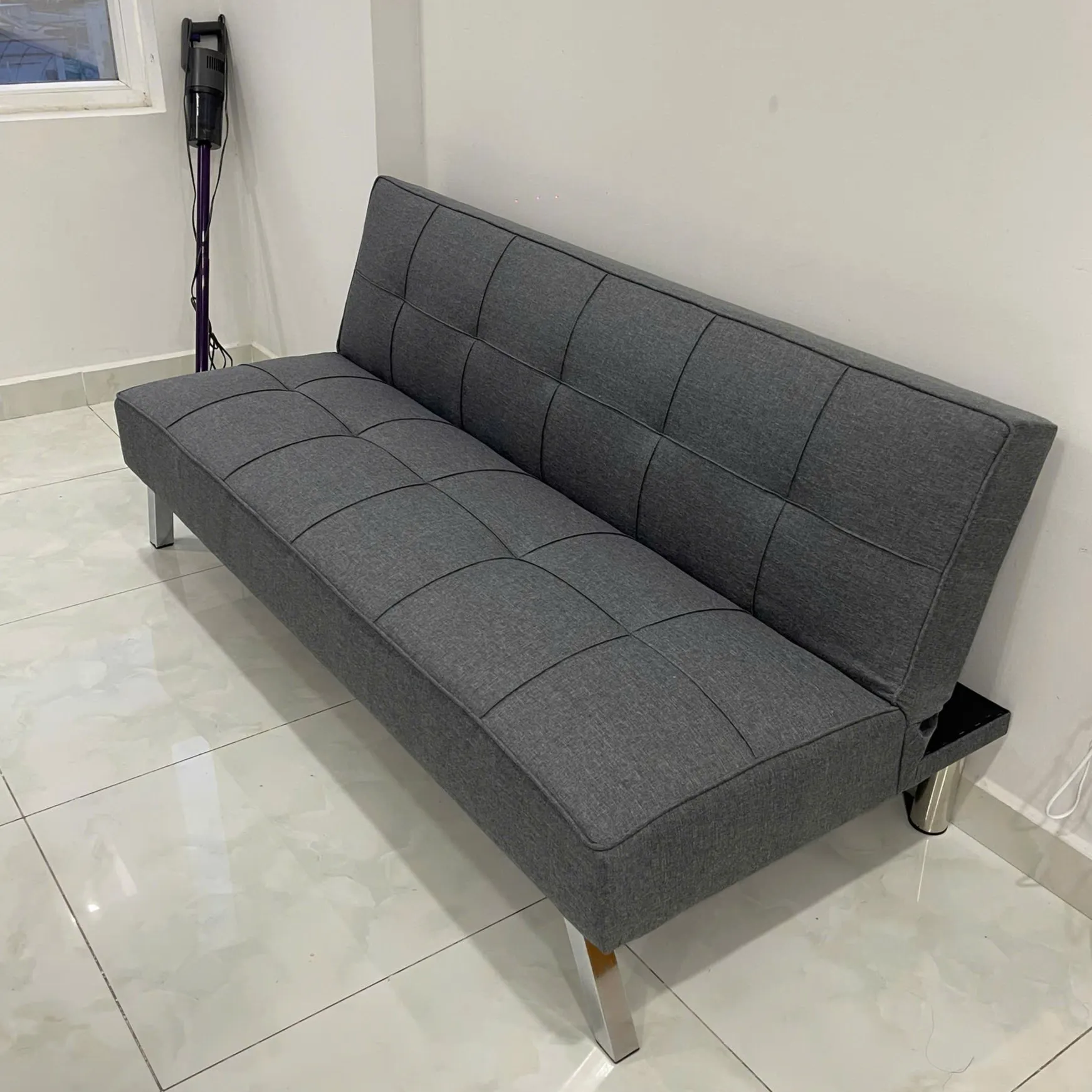 Ghế Sofa Bed Điều Chỉnh 3 Chế Độ Chân Sắt  - SF44