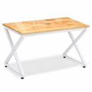 Bàn Làm Việc Chân Chữ X Gỗ Cao Su BLV136