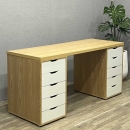 Bàn Làm Việc IKEA 2 Hộc 5 Ngăn Tiện Lợi - IK1