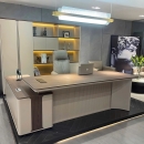 Bàn Giám Đốc Cao Cấp Họa Tiết Sọc Dọc Sang Trọng - BGD96