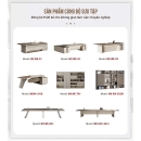 Bàn Giám Đốc  Chữ L Đẳng Cấp Họa Tiết Lạ Mắt - BGD95
