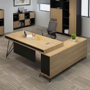 Bàn Giám Đốc Chữ L Gỗ MDF Có Tủ Phụ Hiện Đại - BGD104