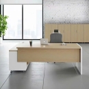 Bàn Giám Đốc Gỗ MDF Góc L Phong Cách Trẻ Trung - BGD146