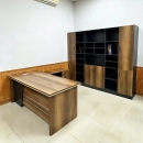 Bàn Giám Đốc Gỗ Chữ L Thiết Kế Yếm Cắt Chéo - BGD131