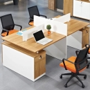 Cụm Bàn Làm Việc 4 Chỗ Có Vách Hiện Đại - BC28