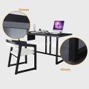 Bàn Làm Việc Chân Sắt Dáng Chữ U Cứng Cáp - BLV132