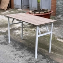 Bàn Làm Việc Chân Gấp Trắng - BLV13