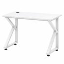 Bàn Làm Việc Chân Sắt Chữ K Màu Trắng - BLV141