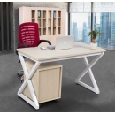 Bàn Làm Việc Chân Chữ X Khung Trắng - BLV10