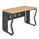 Bàn Làm Việc Nhập Khẩu Khung Đen Chân Sắt Sơn Tĩnh Điện BLV142
