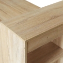 Bàn Làm Việc Gỗ Chữ L Tích Hợp Kệ 4 Ô Đa Dụng - BG76