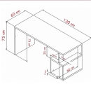 Bàn Làm Việc Gỗ Hiện Đại Cho Không Gian Nhỏ - BG81
