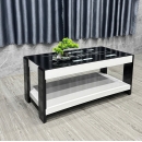Bàn Trà Sofa Mặt Kính Chữ Nhật Nhập Khẩu - BT26