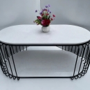 Bàn Trà Hột Xoài Sofa Mặt Cường Lực - BT5