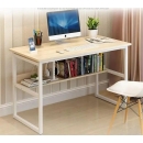 Bàn Làm Việc Chân Sắt Có Kệ Sách - BLV111