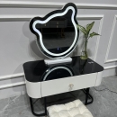 Bàn Trang Điểm Tai Thỏ Đèn Led 3 Màu - BTD5