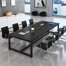 Bàn Họp Chân Sắt 240x120cm Mặt Bàn Full 1 Màu BH60
