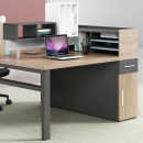 Cụm Bàn Làm Việc 2 Người Chân Sắt Gỗ MDF Cao Cấp - BC121