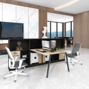Cụm Bàn Làm Việc 2 Người Phá Cách Sang Trọng - BC126