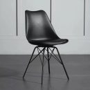 Ghế Cafe Tiếp Khách Eames Nệm Chân Sắt - CF7