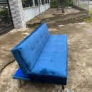 Ghế Sofa Giường Nằm Vải Nhung Màu Xanh Navi - SF5