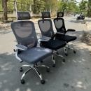 Ghế xoay làm việc tay gập bọc nệm - GX67