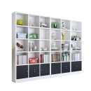 Hệ Kệ Trang Trí Phòng Khách Thiết Kế Ô Vuông Nghệ Thuật - THS375
