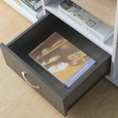 Kệ Tivi Gỗ 3 Ngăn Kệ Có Hộc Kéo Trung Tâm - KTV23