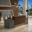 Quầy Lễ Tân Cao Cấp Thiết Kế Đẹp - LT20