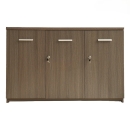 Tủ Tài Liệu Gỗ Dáng Thấp 3 Cánh - THS153