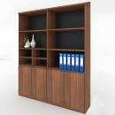 Tủ Tài Liệu Gỗ Có Kệ Gỗ MDF - THS94