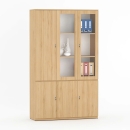 Tủ Tài Liệu 2 Cánh Kính 1 Cánh Gỗ - THS3