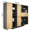 Tủ Tài Liệu Gỗ Phòng Chủ Tịch Thanh Lịch - THS278