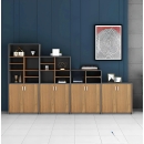 Tủ Tài Liệu Gỗ Kệ Tầng Bậc Thang Hiện Đại - THS265