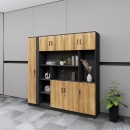 Tủ Hồ Sơ Kết Hợp Hệ Kệ Trang Trí Trung Tâm - THS400