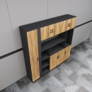 Tủ Hồ Sơ Kết Hợp Hệ Kệ Trang Trí Trung Tâm - THS400