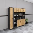 Tủ Hồ Sơ Kết Hợp Hệ Kệ Trang Trí Trung Tâm - THS400