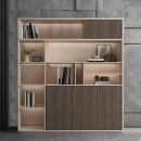 Tủ Hồ Sơ Thiết Kế Minimalist Phân Khoang Đối Xứng Tinh Tế - THS351