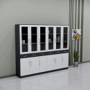 Tủ Hồ Sơ Văn Phòng 6 Khoang Cánh Kính Hiện Đại - THS416