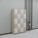 Tủ Locker Gỗ 20 Ngăn Khóa Cơ An Toàn, 4 Khoang Dọc - TLK90