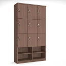 Tủ Locker Gỗ 9 Ngăn Liền Kệ Giày Tầng - TLK7