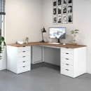 Bàn IKEA Góc L 2 Hộc - IK6