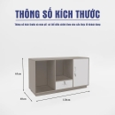Tủ Phụ Bàn Giám Đốc 3 Ngăn Kéo Hiện Đại - TP58