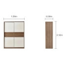 Tủ Quần Áo Cửa Trượt 2 Cánh Sang Trọng - TQA30