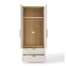 Tủ Quần Áo Gỗ 2 Cánh Và 2 Ngăn Kéo Sang Trọng - TQA28