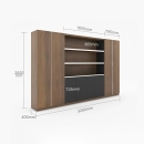 Tủ Tài Liệu Modern Simple, Hệ Kệ Zic-Zac Sang Trọng - THS384