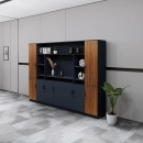 Tủ Tài Liệu Tích Hợp Kệ Decor Trung Tâm Đa Năng - THS409