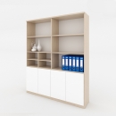 Tủ Tài Liệu Liền Kệ Gỗ Tiện Lợi - THS123